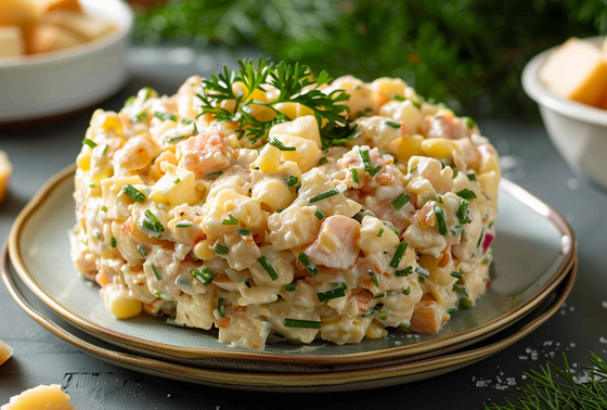    Салат оливье с колбасой