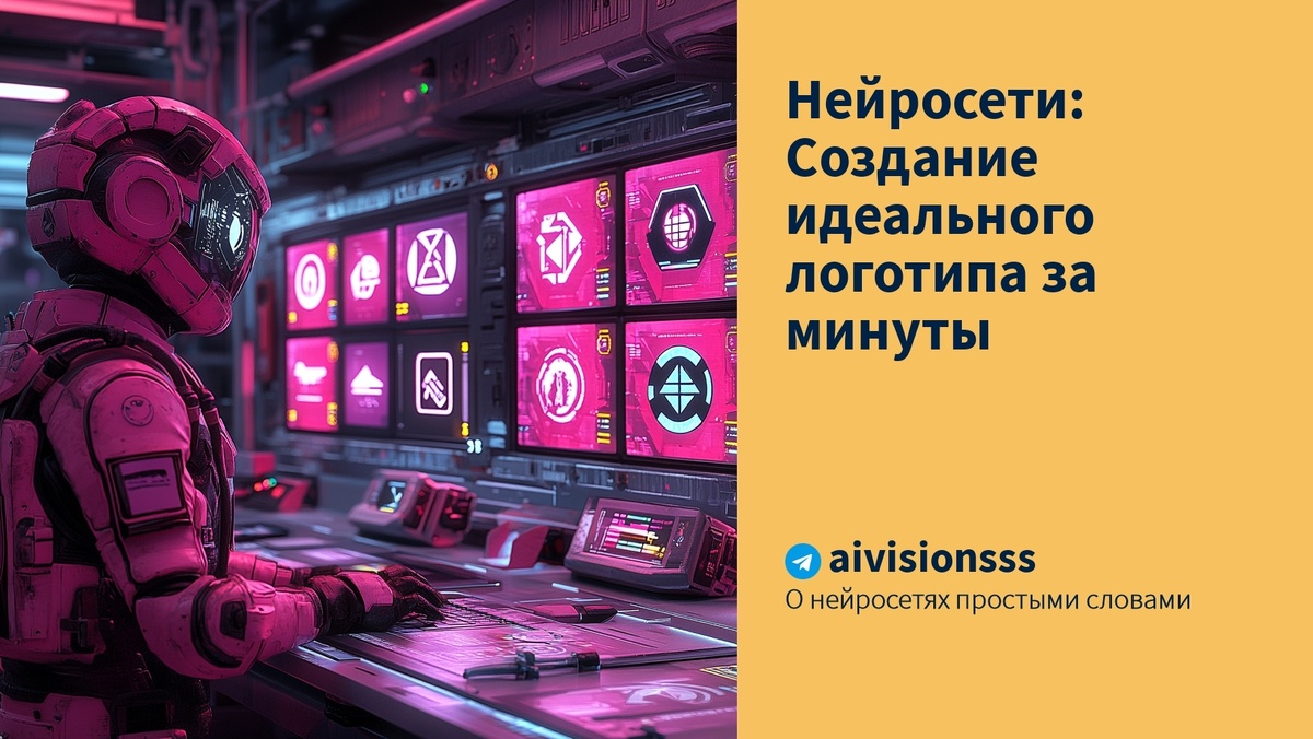    Нейросети: Создание идеального логотипа за минуты aivisions