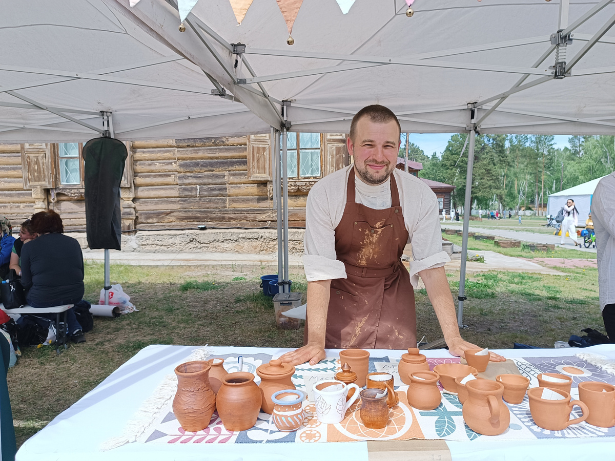 На ярмарке в этнографическом музее
