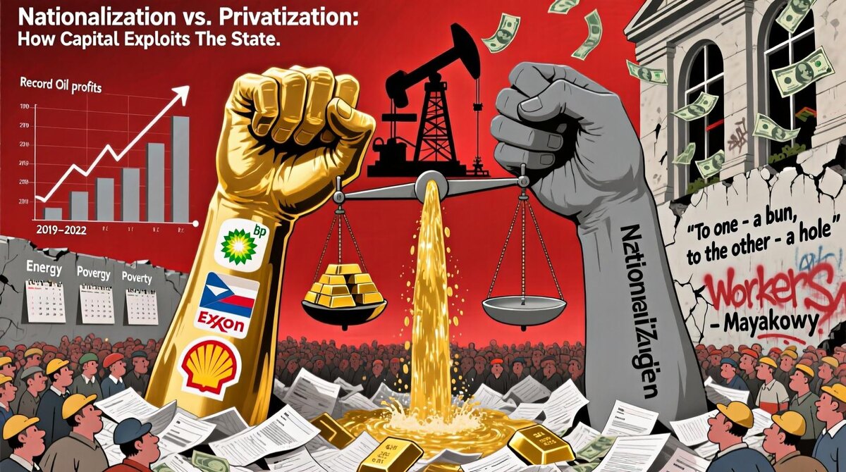 #Бдительный_антикапиталист #Капитализм #Экономика #Нефть #Кризис #Прибыль #Национализация #BP #Shell #ЭнергетическаяБедность #Маяковский