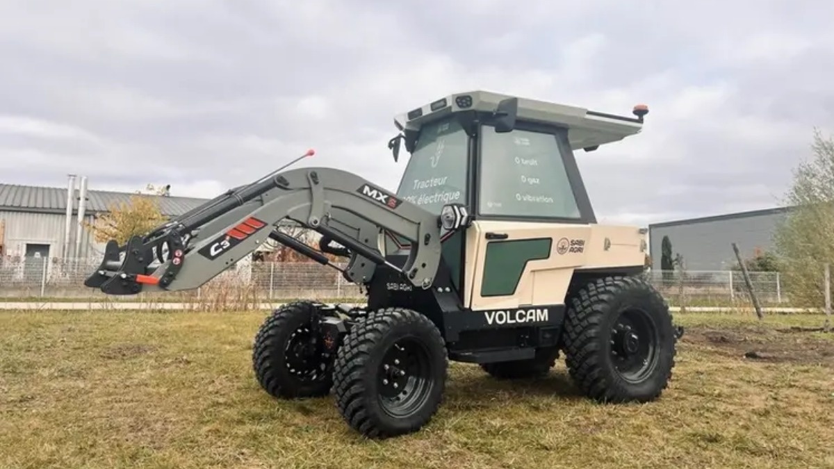 Фото: sabi-agri.com
Новый электрический сельскохозяйственный трактор Sabi Agri Volcam