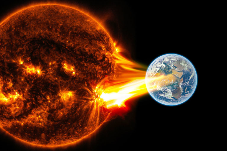    Big sun eruption - Elements of this image furnished by NASA ngsochi