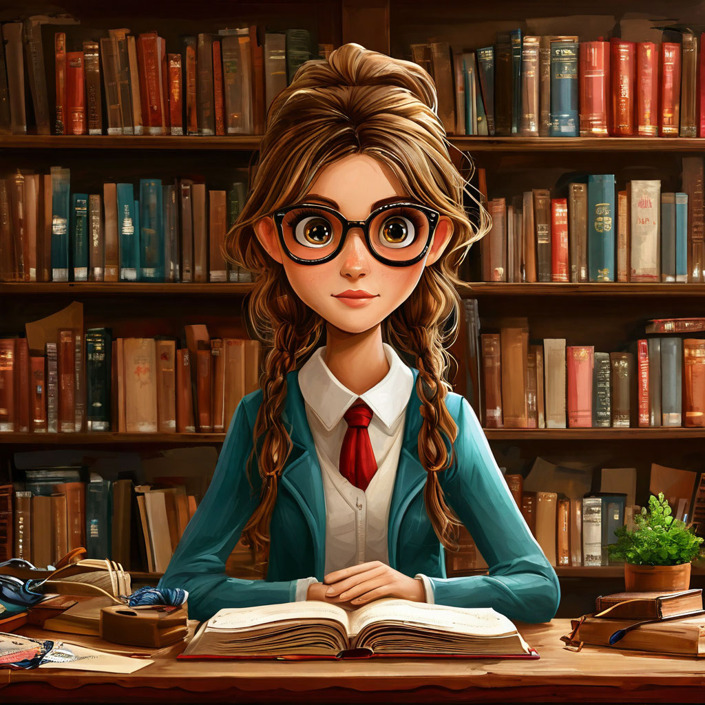 Идеальная ученица в представлении нейросети Шедеврум