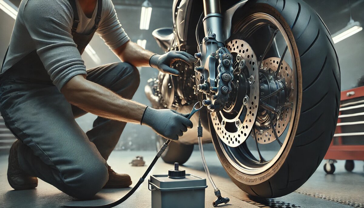 Тормозная система мотоцикла.