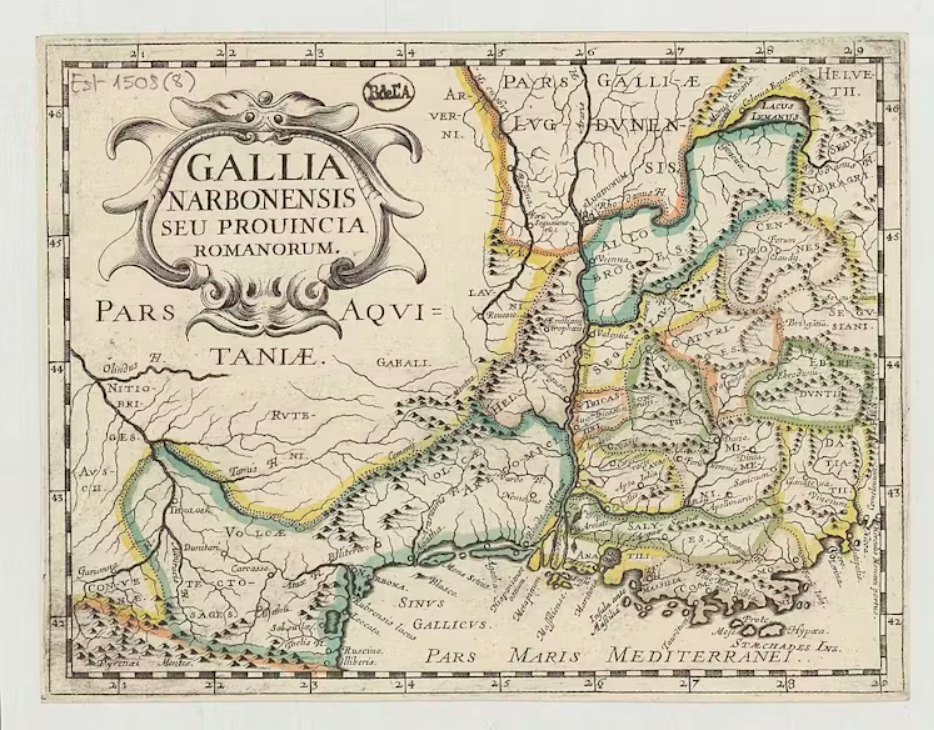 Плиний считал Галлию Нарбонскую (на юге Франции) хорошим местом для отдыха. Национальная библиотека Франции
