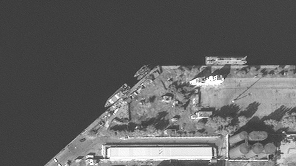 ПРДКА "Кадет" и 2 "Раптора" в Тартусе. 11 декабря 2024 г. Снимок MAXAR