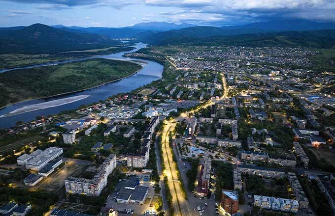 Так выглядит Саяногорск в наши дни.