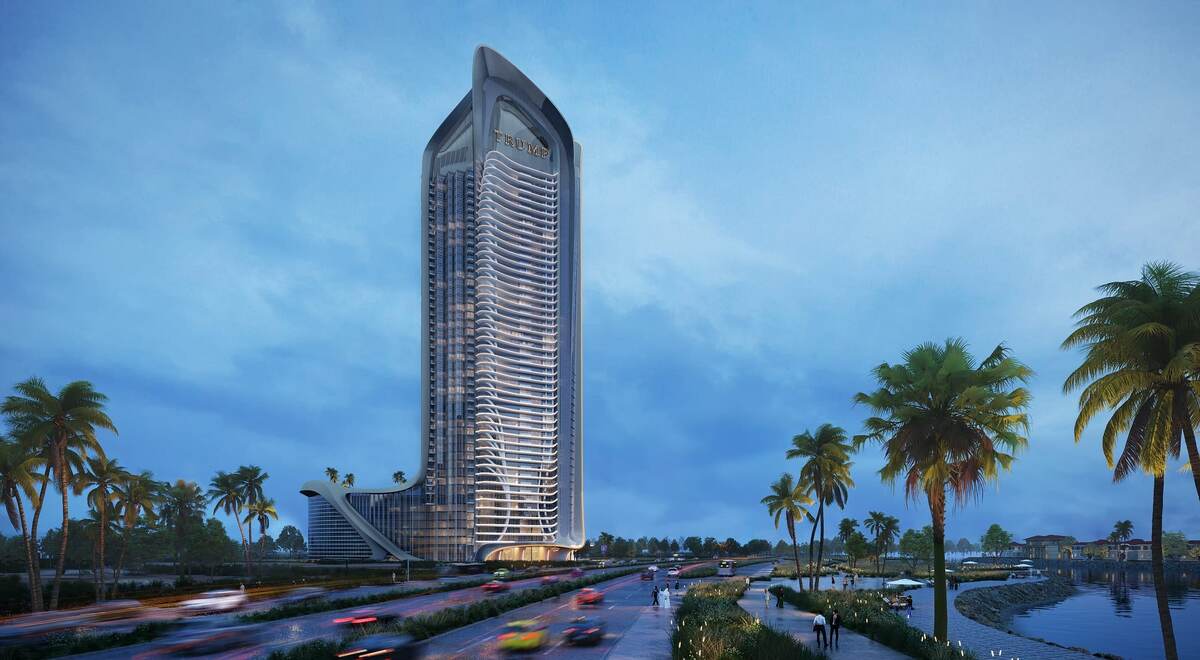 Trump Tower Jeddah — экстерьер, визуализация.