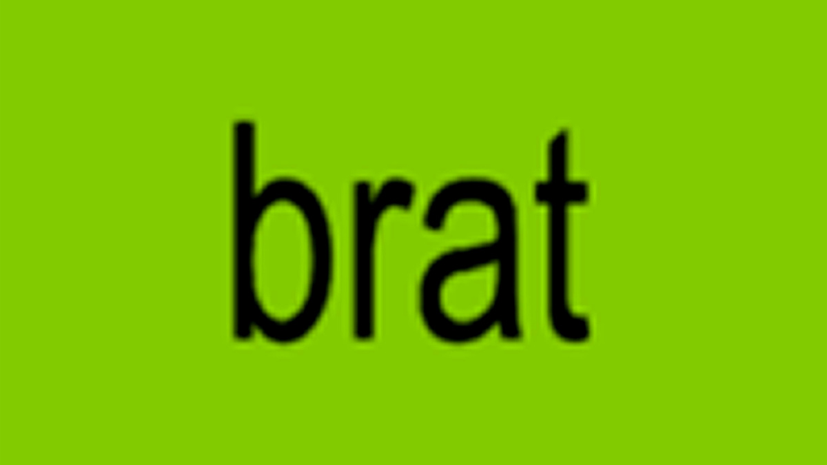 Фрагмент обложки альбома Charli XCX - "BRAT"