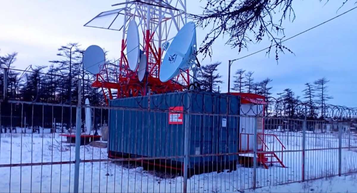 Фото: Объект связи в Тахтоямске / Из видеосюжета “Вести-Магадан”