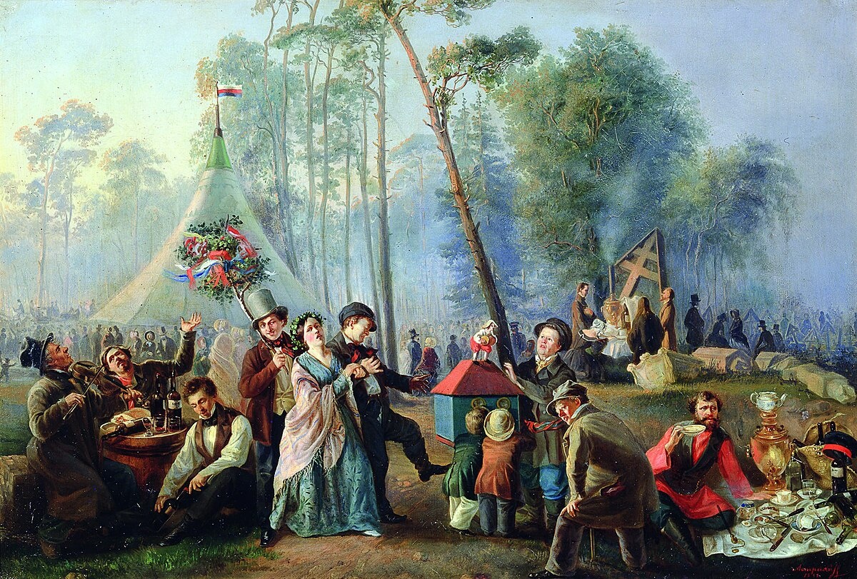 Анциферов 
 Василий Астрахов Гуляние, 1852   https://vk.com/wall-154206882_5246