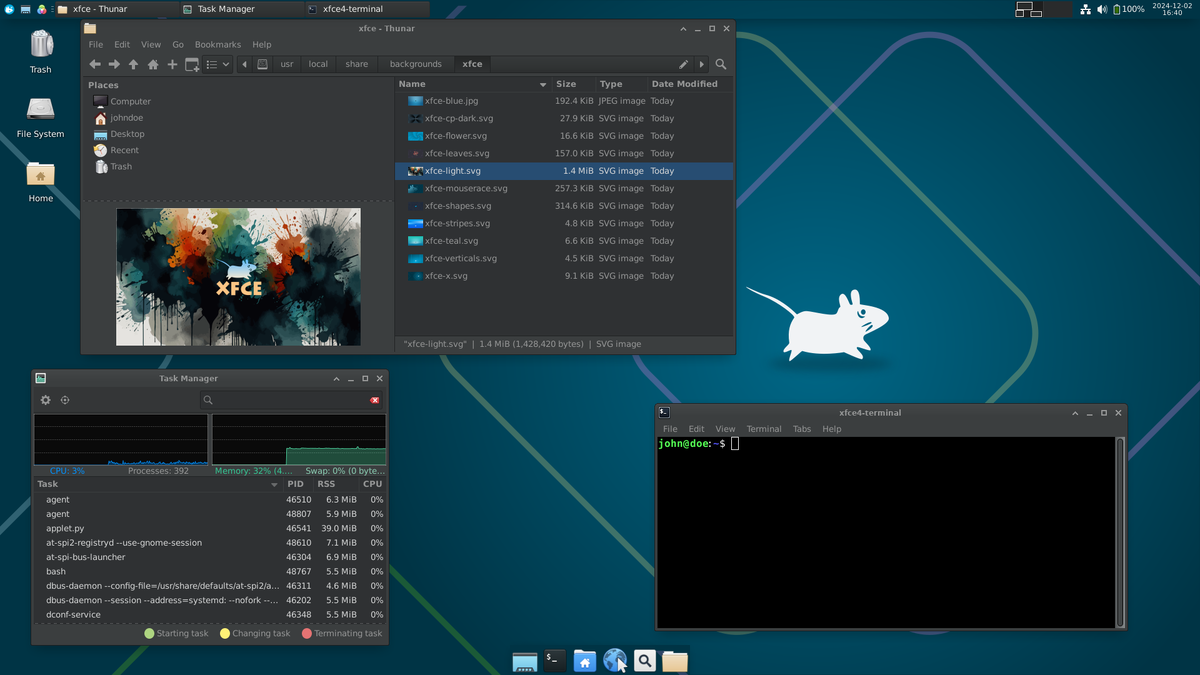 Xfce 4.20: Новый шаг к поддержке Wayland и улучшение классических инструментов