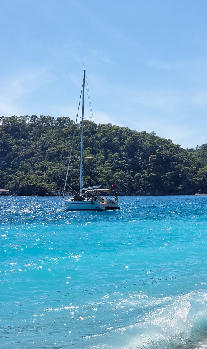 Олюдениз, главный пляж. Весна-осень-весна-осень.