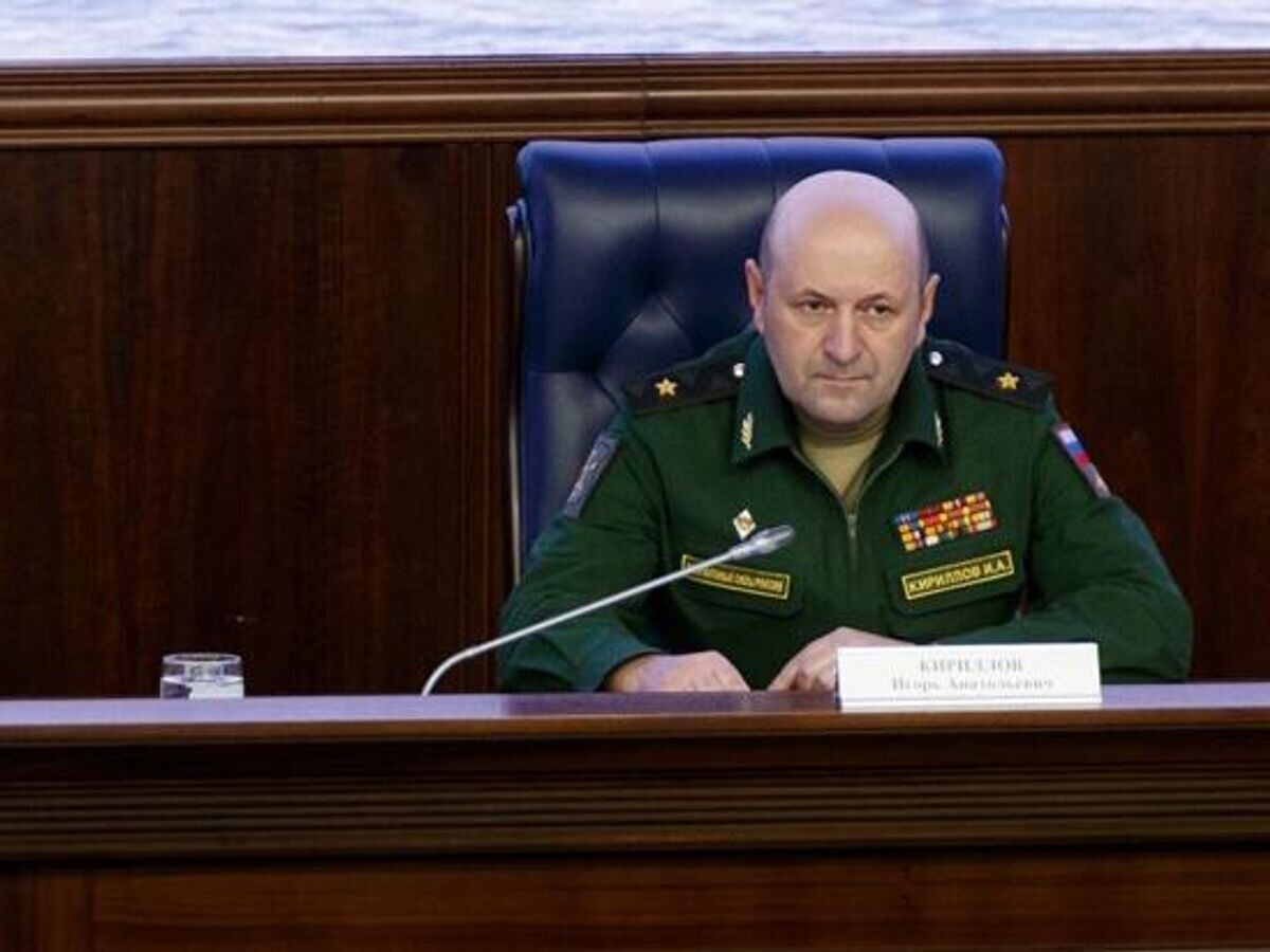    Начальник войск радиационной, химической и биологической защиты ВС РФ, генерал-лейтенант Игорь Кириллов© Фото : Минобороны России