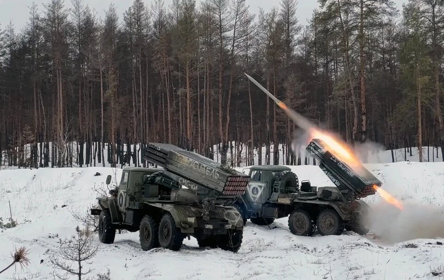 Работа "Торнадо-Г" на Донецком направлении