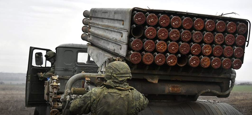 Наведение РСЗО на цель