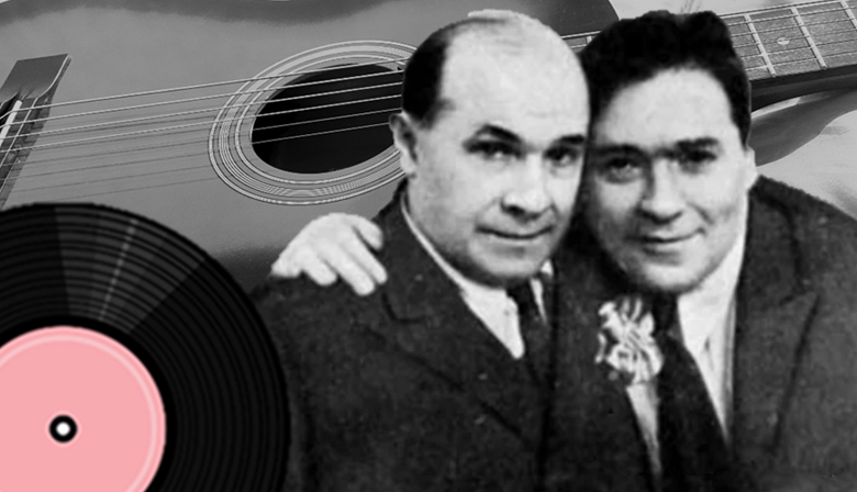 Яков Ядов (Давыдов) и Леонид Утёсов. 