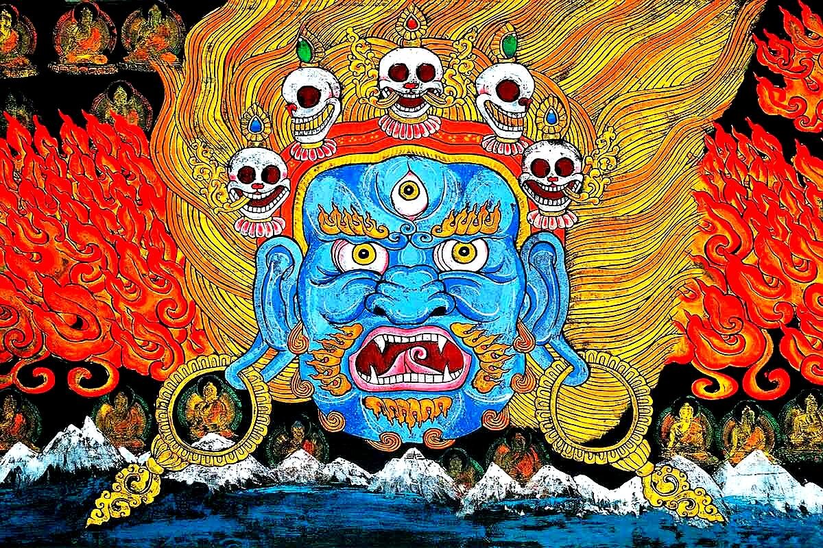 Китайский демон Мара, здесь и далее - из открытых источников