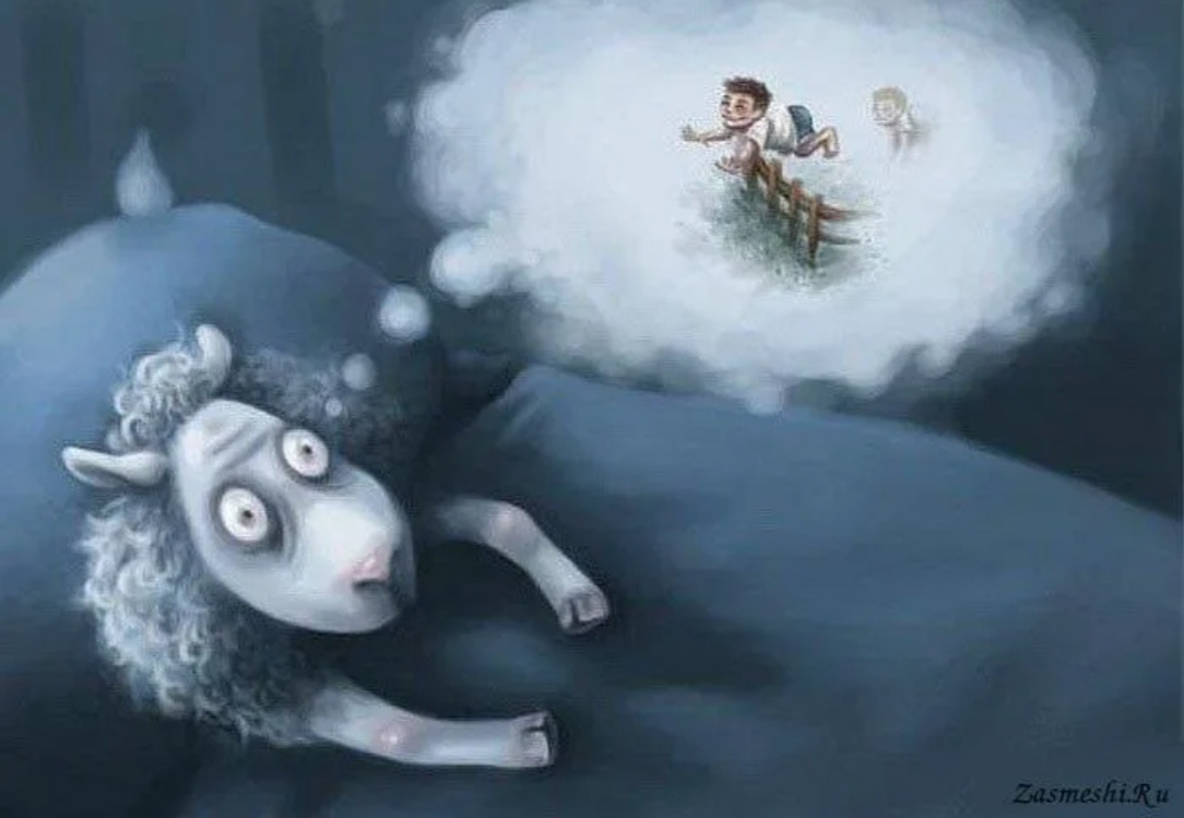 Считать овечек?