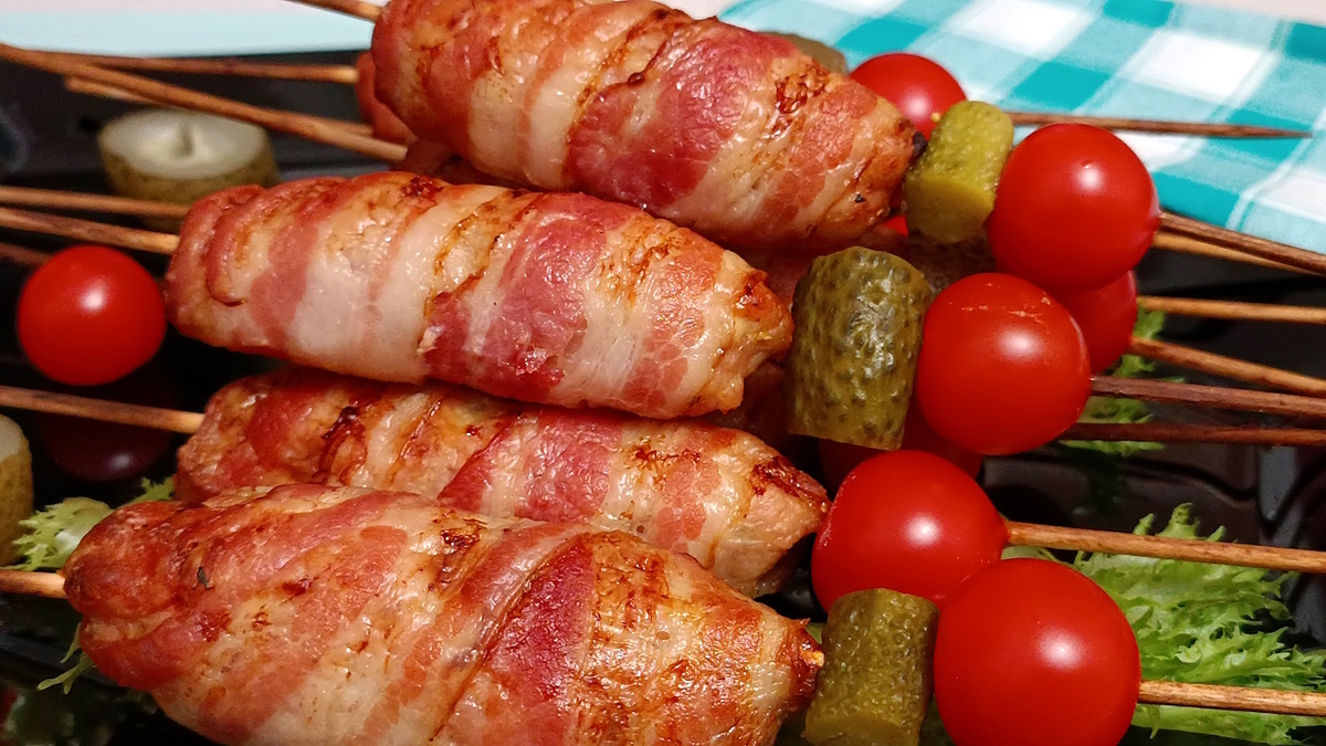 Люля-кебаб в беконе. Сочный и ароматный Люля-кебаб в духовке