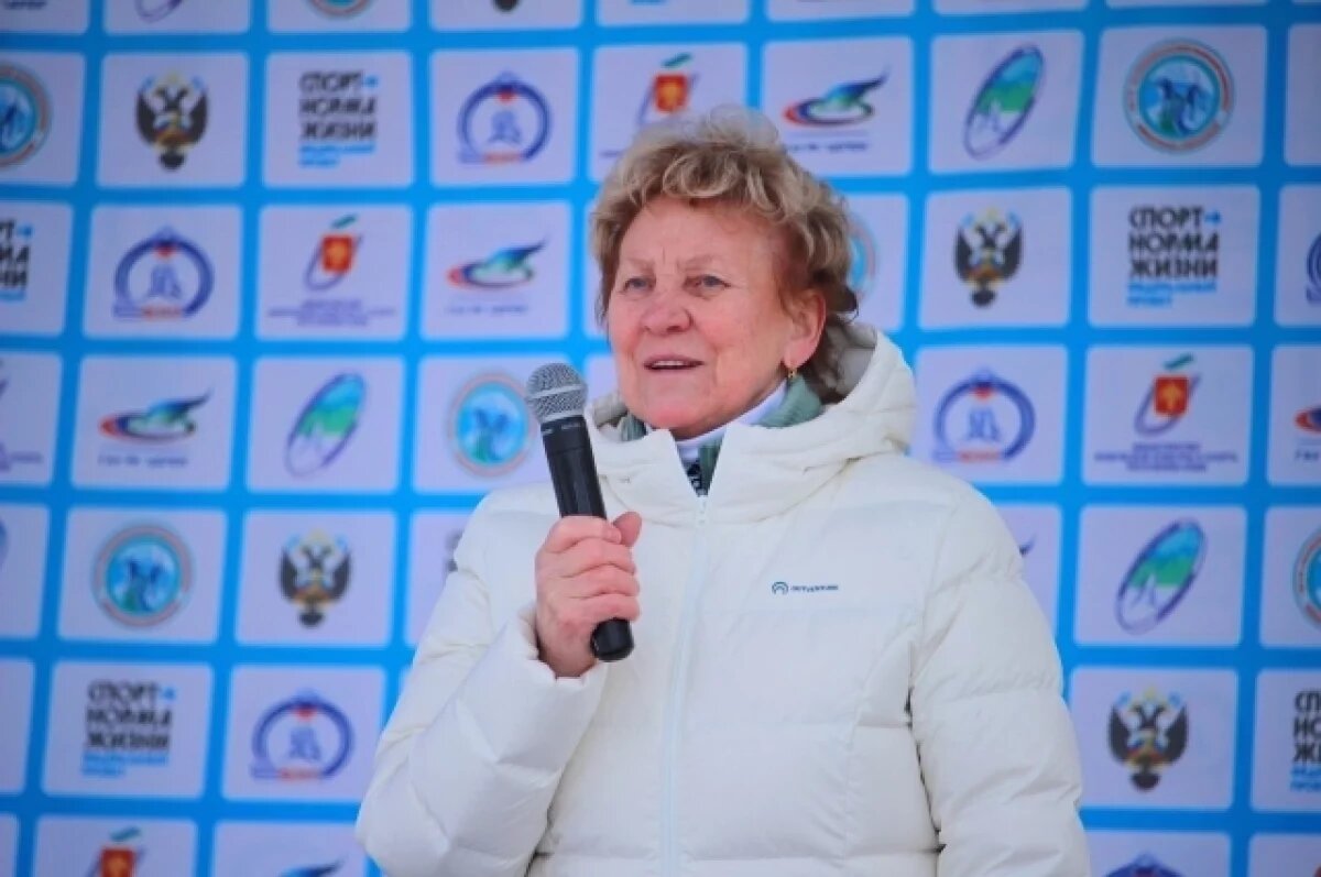    Ещё совсем недавно Раиса Сметанина выступала с речами на спортивных мероприятиях.