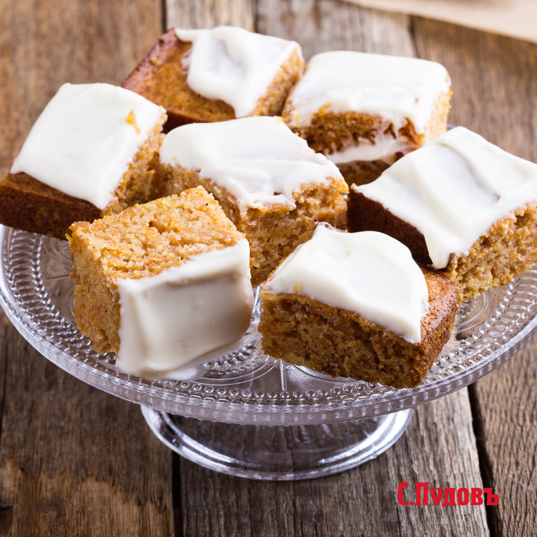 Морковно-мандариновый пирог