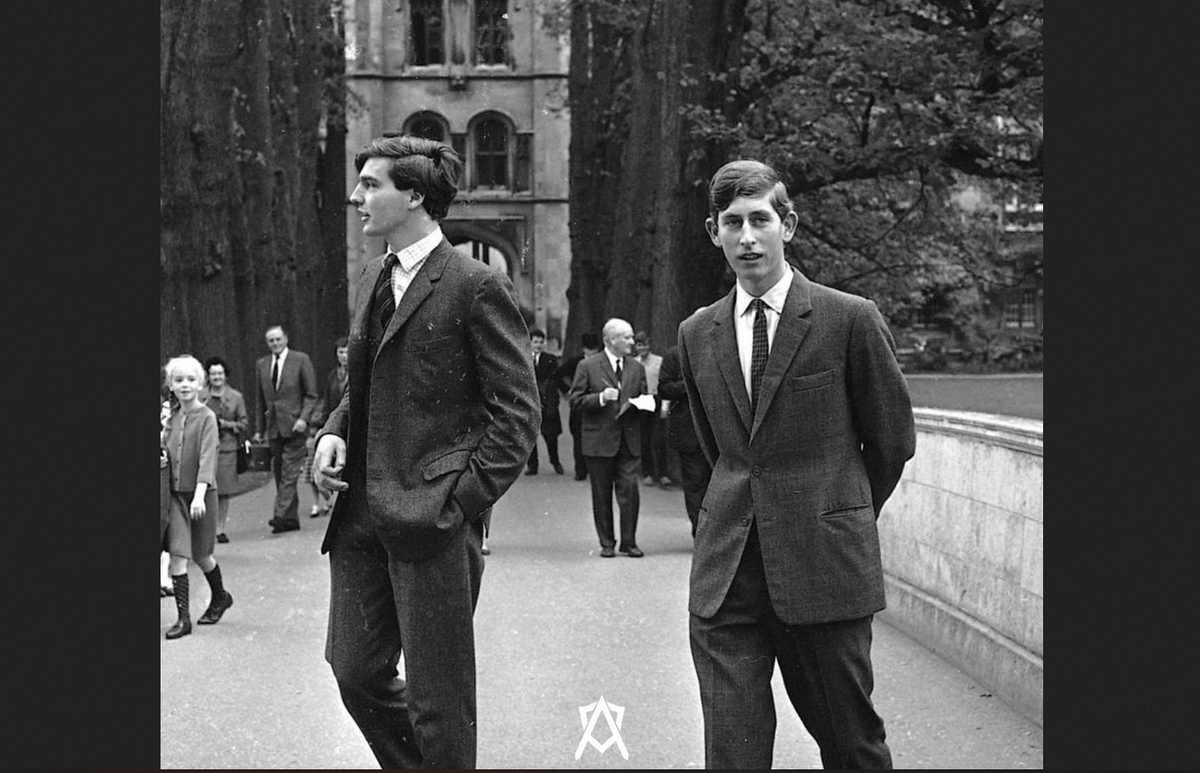 Принц Чарль во время обучения в Кембридже. Фото из ЖЖ armada_sec 