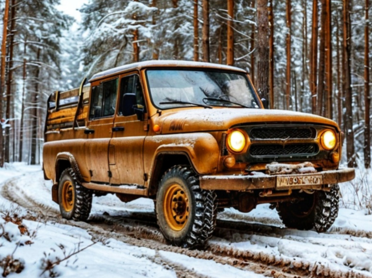 УАЗ Пикап в понимании искусственного интеллекта