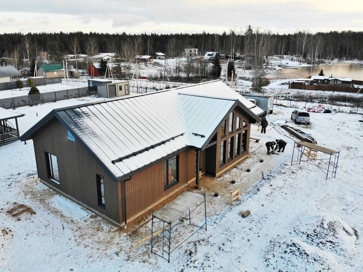 Проект FH_Форест  заканичваем теплый контур дома