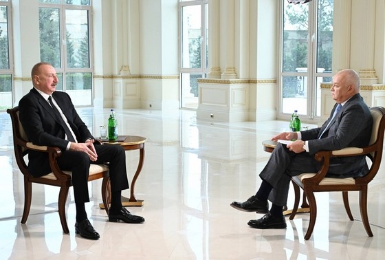    Ильхам Алиев и Дмитрий Киселев