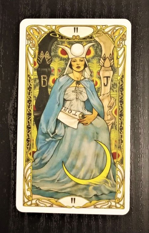 Карта дня из колоды "Золотое таро Арт-Нуво"