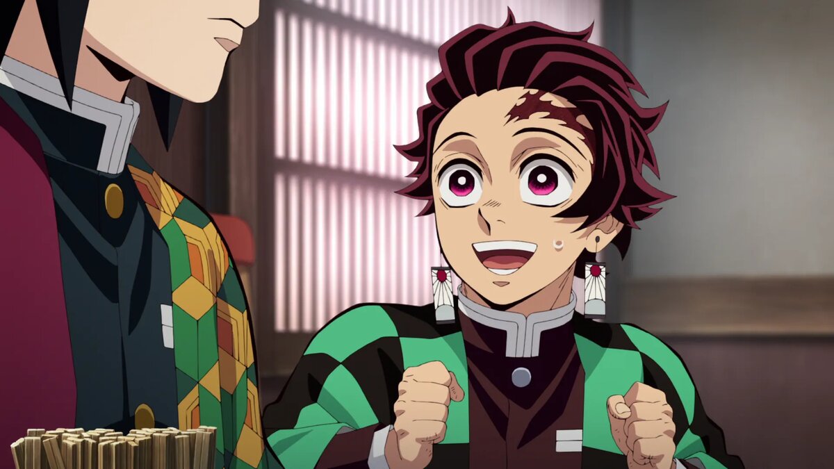 Кадр из аниме «Клинок, рассекающий демонов: Тренировка столпов»   📷