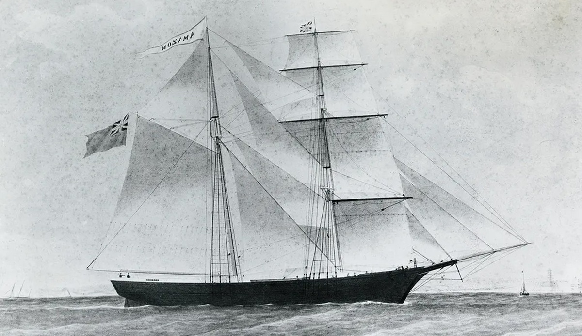 Судно «Амазонка», иллюстрация 1861 года