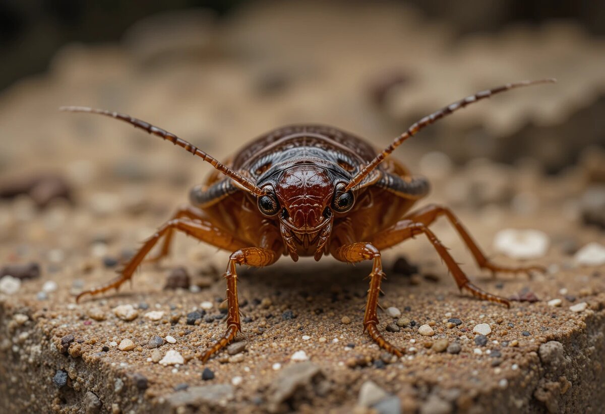 Травля тараканов от компании «Экоконтроль».