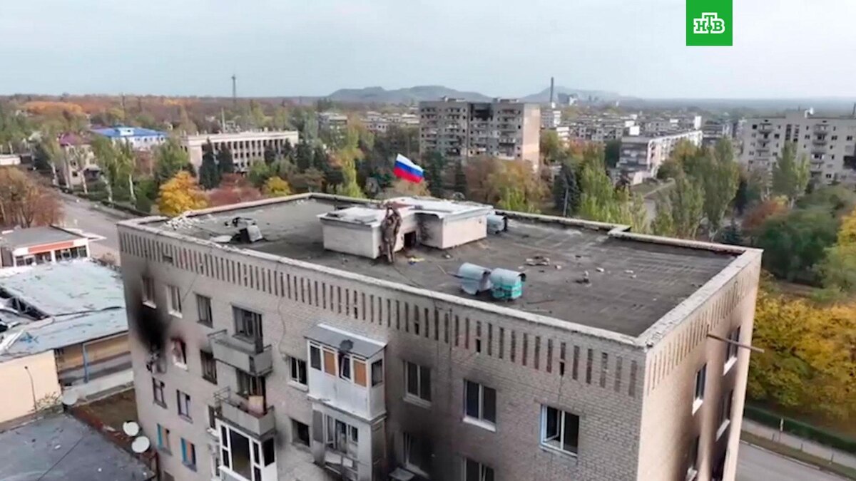    Минобороны РФ опубликовало видео из освобожденного Селидово