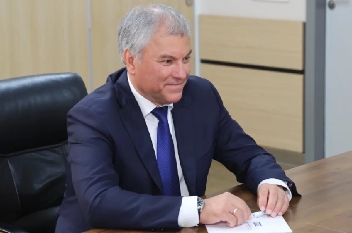    Володин предложил доработать закон о ветеранах СВО в Новороссии