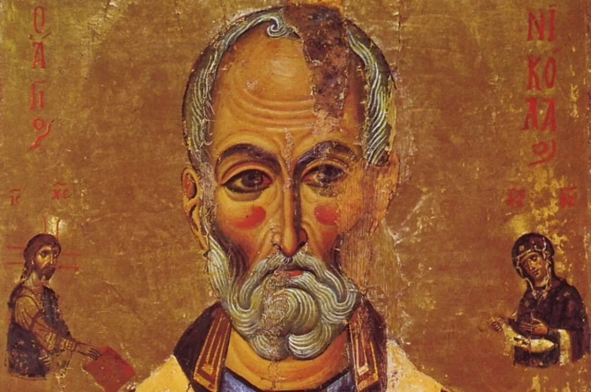    Фрагмент иконы из монастыря Святой Екатерины, XIII век.