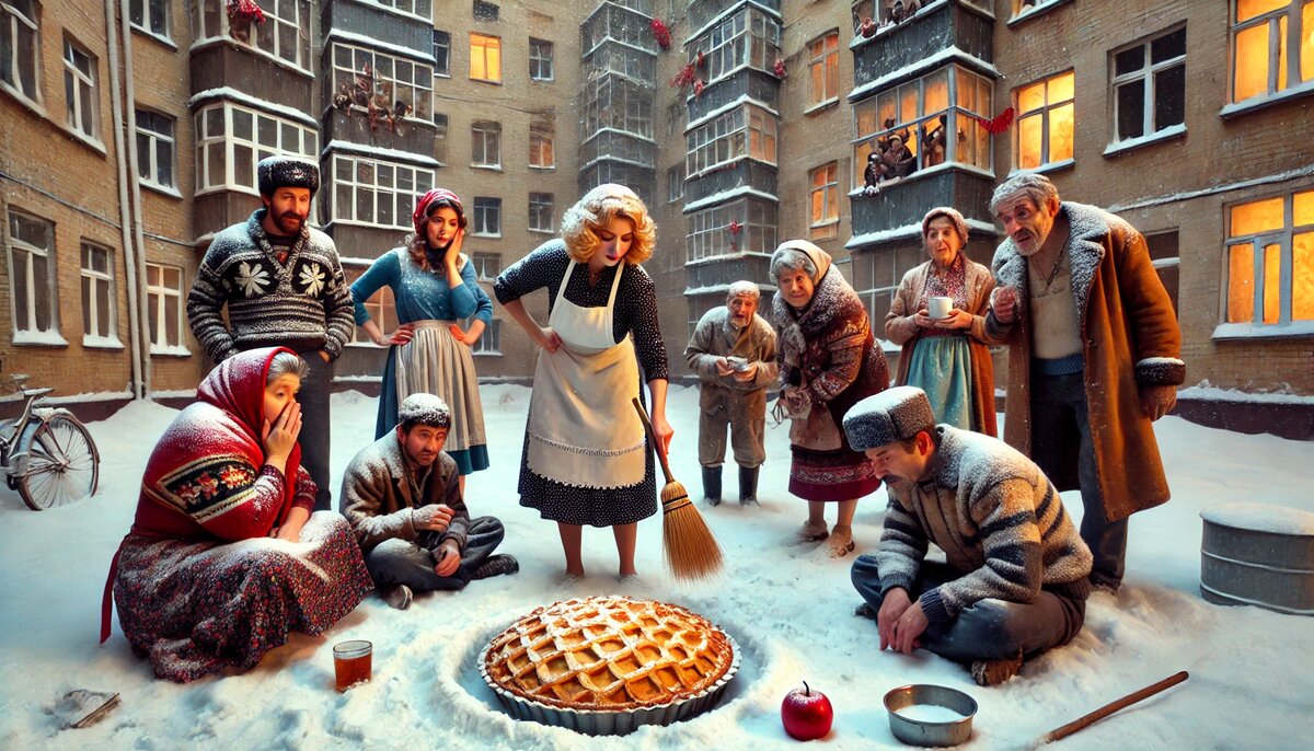 Пирог на прогулке