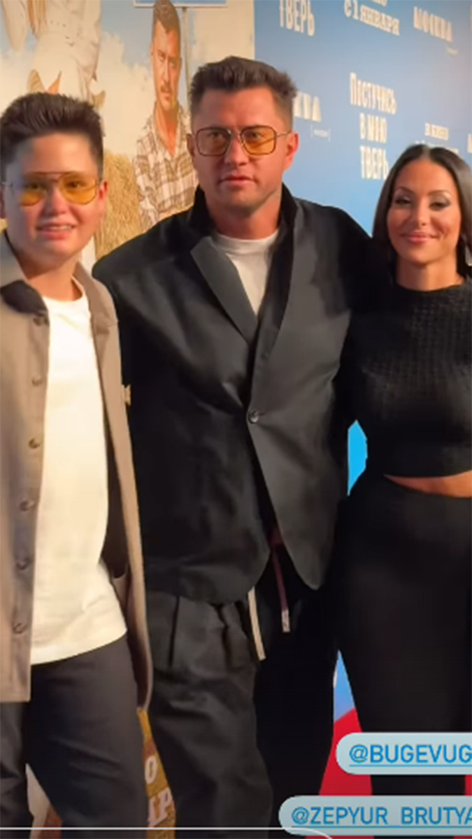 Зепю Брутян и Павел Прилучный с сыном Тимофеем. Фото: соцсети Зепюр Брутян