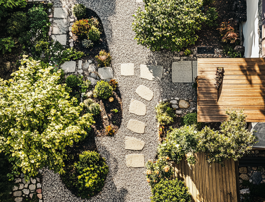 Как правильно спланировать дорожки на даче