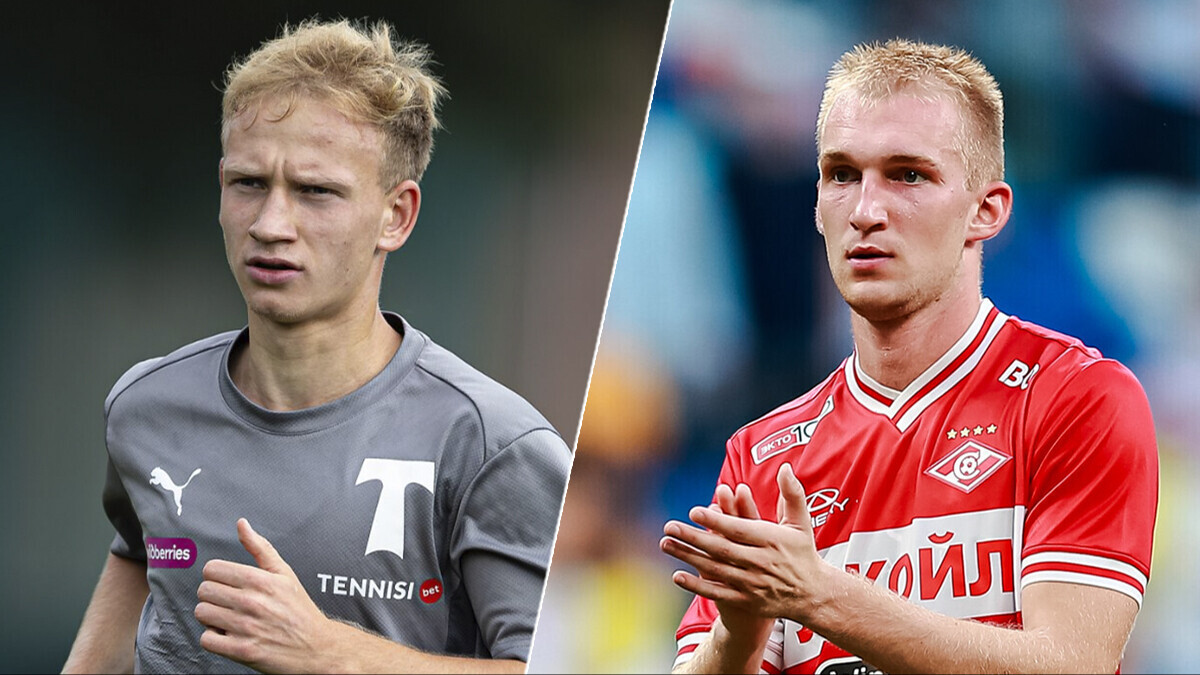 Правые защитники Юрий Коледин "Торпедо" и Даниил Денисов "Спартак". Фото из интернета. 