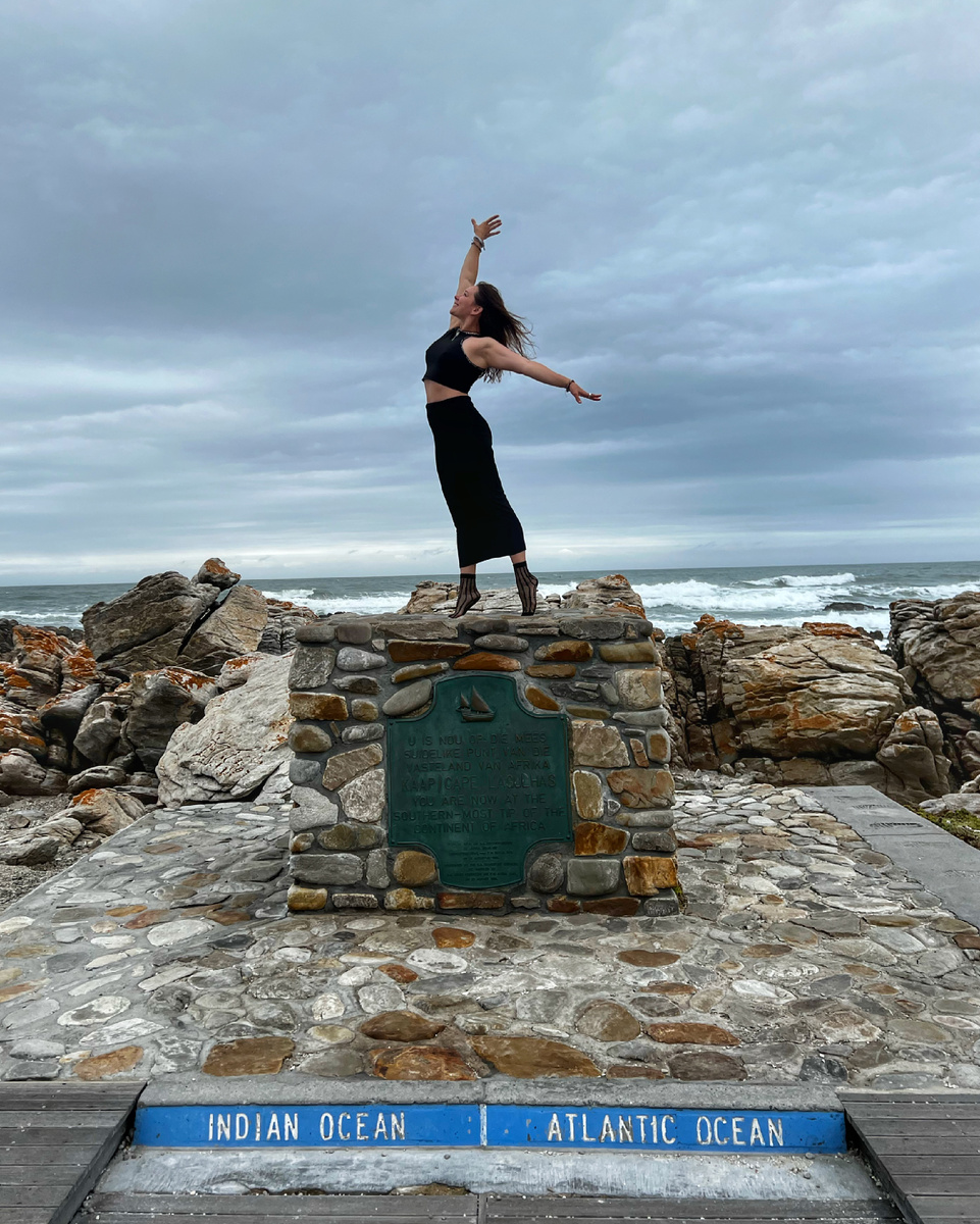 Место слияния Индийского и Атлантического океанов