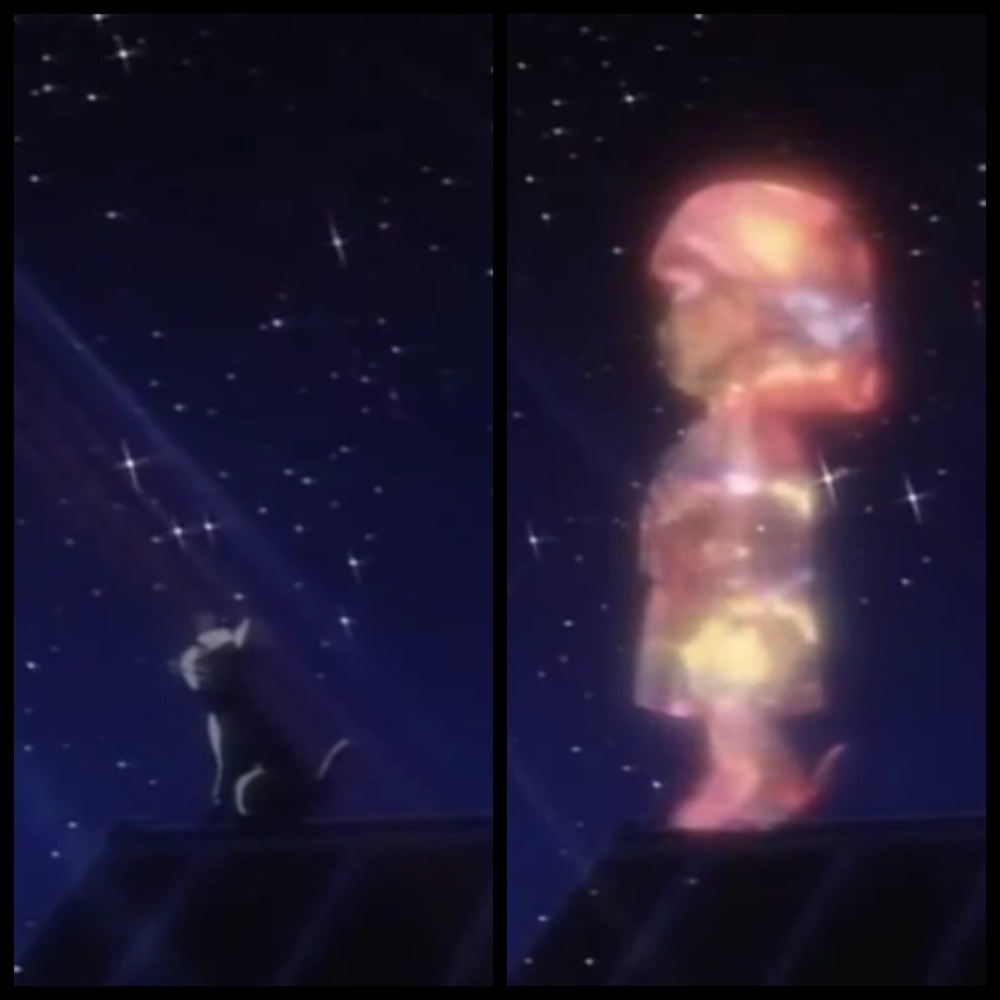 На фото обработанные мной скрины из аниме: "Kitty-Cat Fantasia", "Neko Neko Fantasia", аниме 1991г, сёдзё, комедия, длительность 30 минут, режиссёр Акира Нисимори, студии animate film, aic. Автор манги "Кошачья фантазия", 1985г., Эми Такада. Скрины собраны в коллаж, коллаж демонстрирует общий визуальный фон аниме и облик героев для оценки их плюсов в этом направлении. Подробнее об этом рассказано в статье. Все материалы принадлежат правообладателям и размещены исключительно в информационных целях.