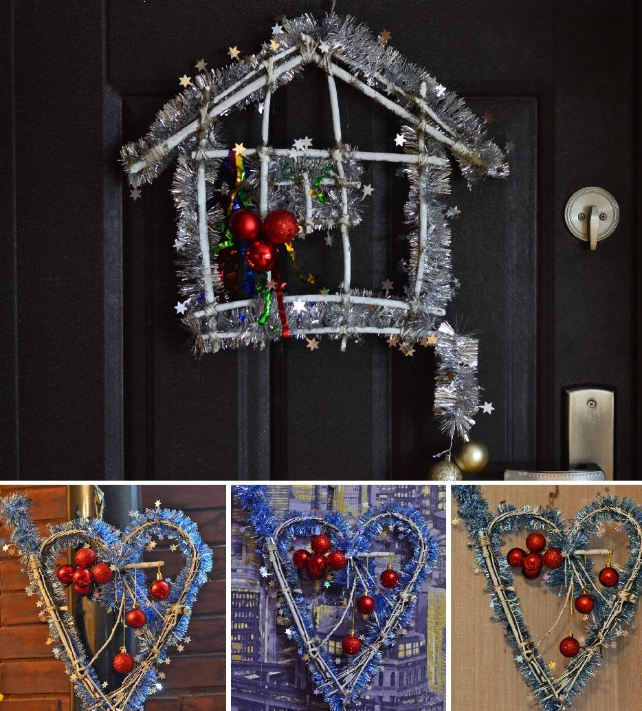    Домик-подвеска - альтернатива европейскому венку