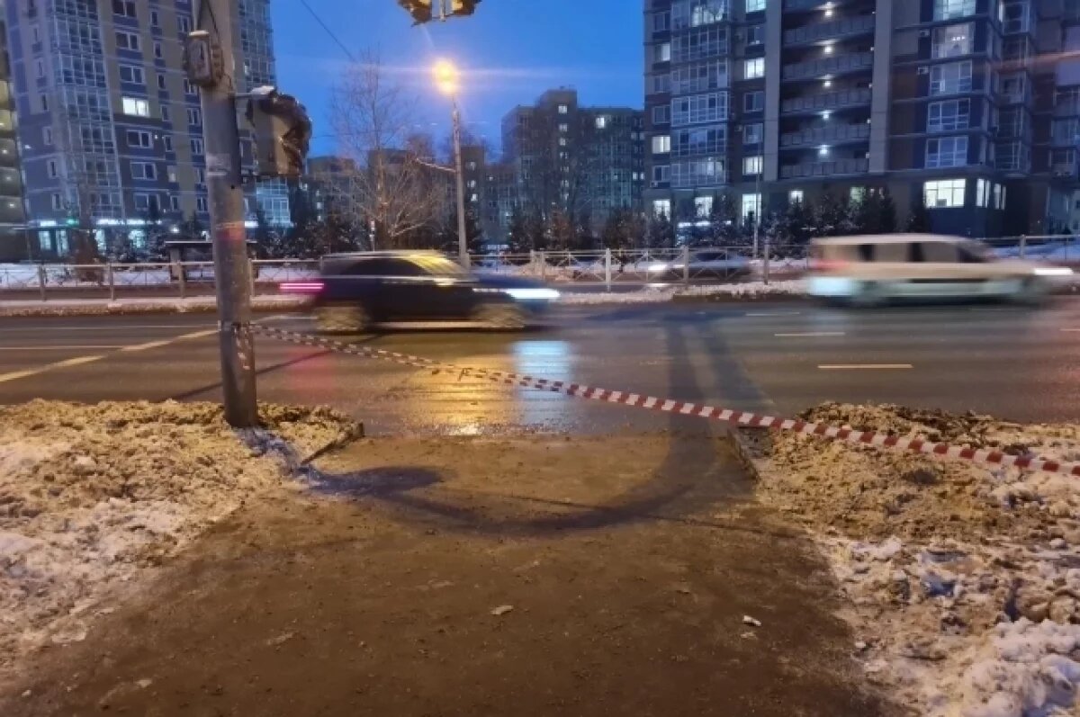    На Горьковском шоссе восстановили пешеходные переходы рядом с остановками