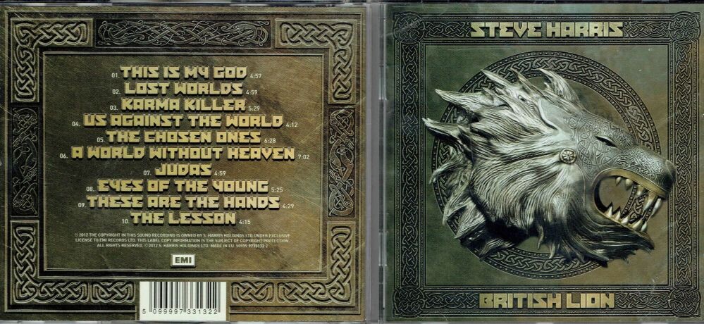 Steve Harris "British Lion", 2012 г., выходил только на CD, без винила
