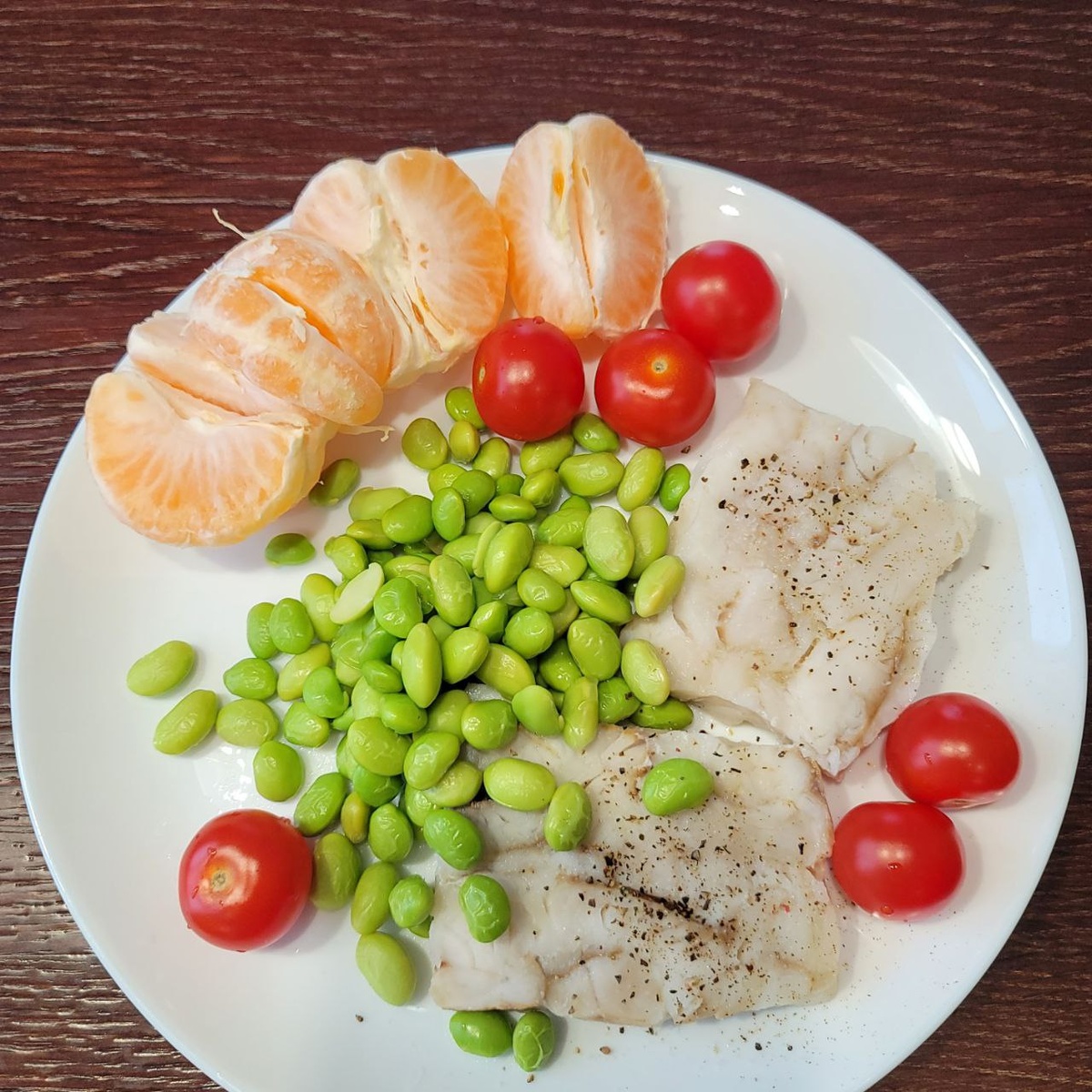 Обед какой-то прям очень худейский.