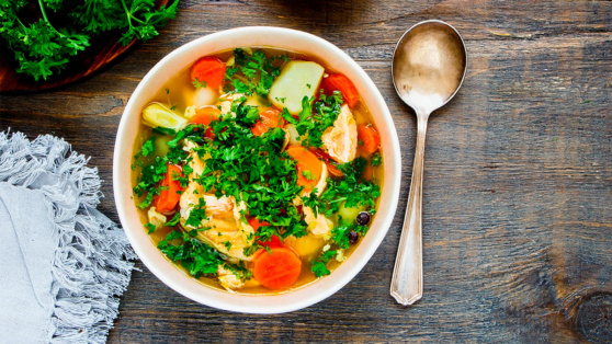    ПП-суп с семгой, рисом, сельдереем и овощами: вкусный обед для всей семьи Алина Городниченко