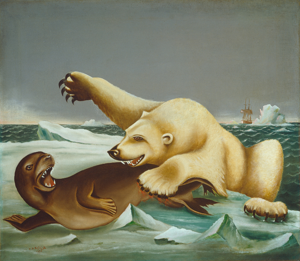 «Закон дикой природы». Чарльз С. Рали. 1881.