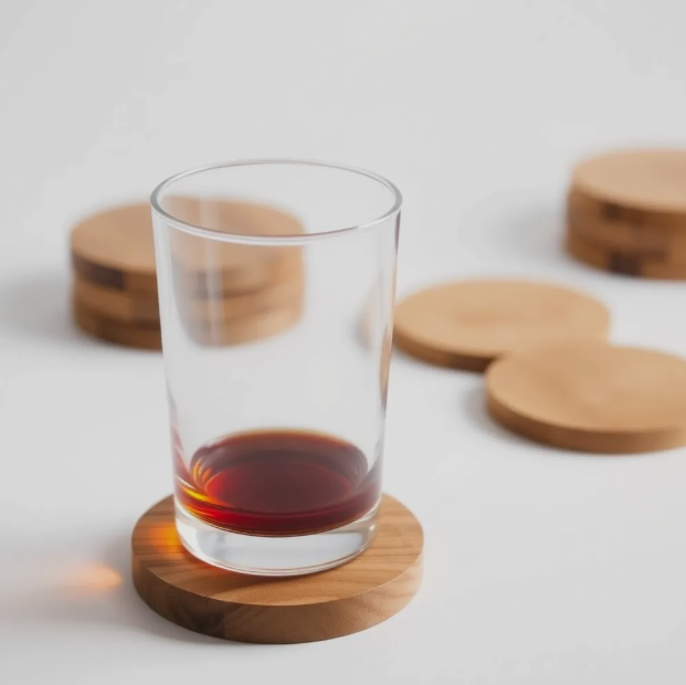 набор деревянных подстаканников